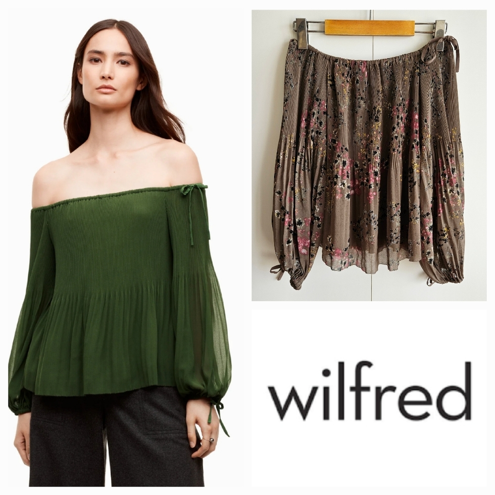 WILFRED Talence Off The Shoulder Blouse Size XXS Aritzia